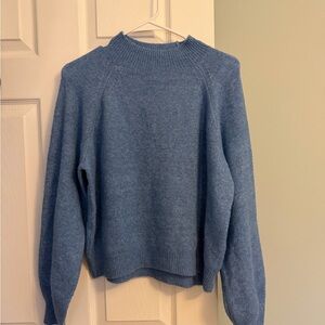 Baltic Born Blue Cowl Neck Sweater